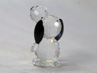 Silver Deer Vintage Crystal Snoopy Figurine - RARE! - snoopn4pnuts.com