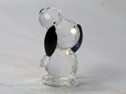 Silver Deer Vintage Crystal Snoopy Figurine - RARE! - snoopn4pnuts.com