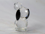 Silver Deer Vintage Crystal Snoopy Figurine - RARE!