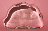 Snoopy Solid Crystal Figurine / Paperweight - RARE! - snoopn4pnuts.com