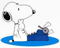 Snoopy Literary Ace Die-Cut Vinyl Sticker