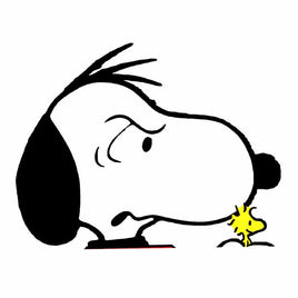 Angry Snoopy Indoor/Outdoor Die - Cut Vinyl Decal (Solid Fill - Full Color) - snoopn4pnuts.com