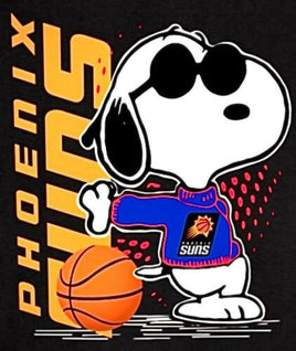 Snoopy Professional Basketball Indoor/Outdoor Waterproof Vinyl Decal - Phoenix Suns - snoopn4pnuts.com