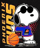 Snoopy Professional Basketball Indoor/Outdoor Waterproof Vinyl Decal - Phoenix Suns