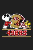 Peanuts Snoopy Double - Sided Flag - San Francisco 49er's Football - snoopn4pnuts.com