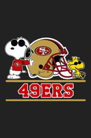 Peanuts Snoopy Double-Sided Flag - San Francisco 49er's Football
