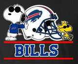 Snoopy Professional Football Indoor/Outdoor Waterproof Vinyl Decal - Buffalo Bills