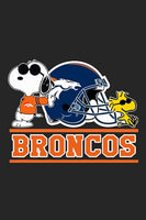 Peanuts Snoopy Double - Sided Flag - Denver Broncos Football - snoopn4pnuts.com