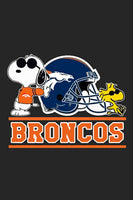 Peanuts Snoopy Double-Sided Flag - Denver Broncos Football