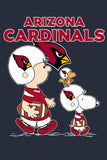 Peanuts Snoopy Double-Sided Flag - Arizona Cardinals Football