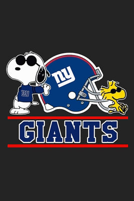 Peanuts Snoopy Double - Sided Flag - New York Giants Football - snoopn4pnuts.com