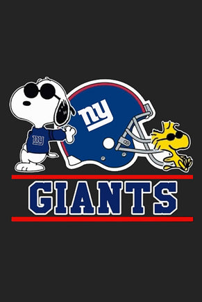 Peanuts Snoopy Double - Sided Flag - New York Giants Football - snoopn4pnuts.com