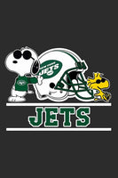 Peanuts Snoopy Double - Sided Flag - New York Jets Football - snoopn4pnuts.com