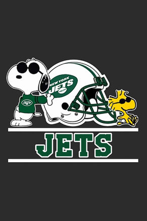 Peanuts Snoopy Double - Sided Flag - New York Jets Football - snoopn4pnuts.com