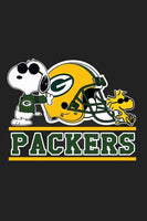 Peanuts Snoopy Double-Sided Flag - Green Bay Packers Football