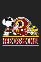 Peanuts Snoopy Double - Sided Flag - Washington Redskins Football - snoopn4pnuts.com