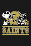 Peanuts Snoopy Double-Sided Flag - New Orleans Saints Football