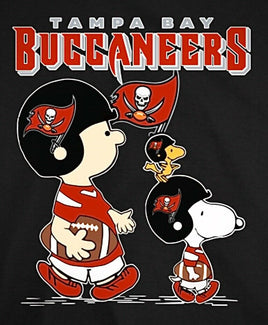 Snoopy Professional Football Indoor/Outdoor Waterproof Vinyl Decal - Tampa Bay Buccaneers - snoopn4pnuts.com