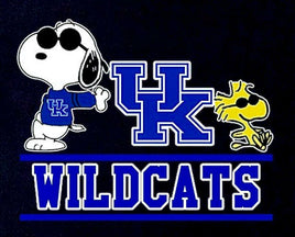 Snoopy College Football Indoor/Outdoor Waterproof Vinyl Decal - Kentucky Wildcats - snoopn4pnuts.com