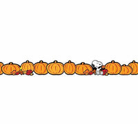 Peanuts Classroom Fall Halloween Extra Wide Deco Trim