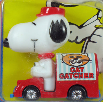 Snoopy Happy Diecast Car With Oversized Figure - Cat Catcher - snoopn4pnuts.com