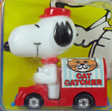 Snoopy Happy Diecast Car With Oversized Figure - Cat Catcher