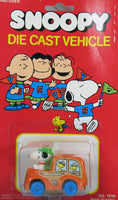 Snoopy Chunky Die-Cast Car - Beaglescout Bus (Not On Card/Repackaged)