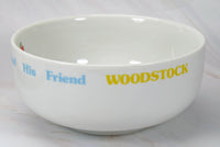 Snoopy Vintage 3 - Piece Children's Ceramic Dish Set - RARE! - snoopn4pnuts.com