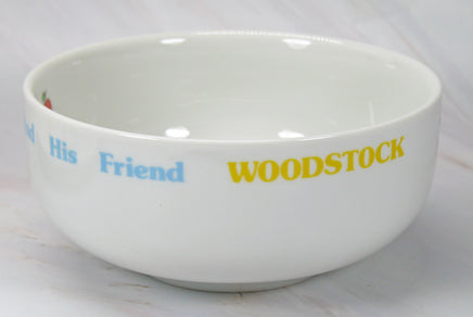 Snoopy Vintage 3 - Piece Children's Ceramic Dish Set - RARE! - snoopn4pnuts.com