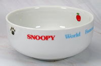 Snoopy Vintage 3 - Piece Children's Ceramic Dish Set - RARE! - snoopn4pnuts.com