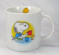 Snoopy Vintage 3 - Piece Children's Ceramic Dish Set - RARE! - snoopn4pnuts.com