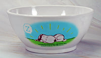 Snoopy Vintage 9 - Piece Melamine Infant and Toddler Dining Set With Serving Tray - A Great Gift! - snoopn4pnuts.com