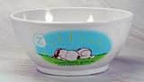 Snoopy Vintage 9-Piece Melamine Infant and Toddler Dining Set With Serving Tray - A Great Gift!