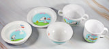 Snoopy Vintage 9-Piece Melamine Infant and Toddler Dining Set With Serving Tray - A Great Gift!