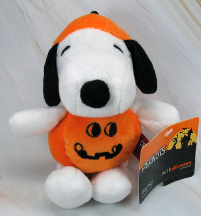 Snoopy Halloween Plush Hanging Squeaker Doll / Pet Toy - Jack O' Lantern - snoopn4pnuts.com