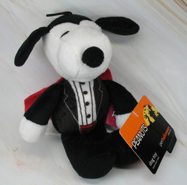 Snoopy Halloween Plush Hanging Squeaker Doll / Pet Toy - Dracula - snoopn4pnuts.com