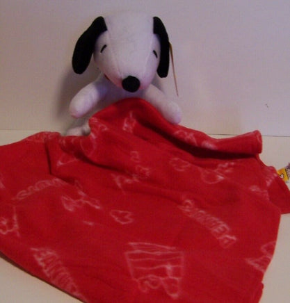 Snoopy Plush Doll Squeaker Dog Toy and Fleece Blanket Set - ON SALE! - snoopn4pnuts.com