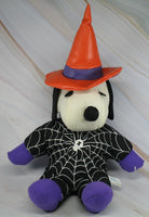 Snoopy Halloween Witch "Marshmallow" Doll With Hanging Loop (Near Mint) - snoopn4pnuts.com
