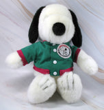 Snoopy Plush Doll Wearing Embroidered Jacket - Super Soft!