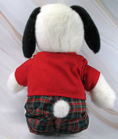 Snoopy Plush Doll Wearing Crest - Embroidered Jacket - Super Soft! - snoopn4pnuts.com