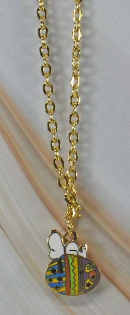 Woodstock Easter Cloisonne Necklace - snoopn4pnuts.com