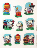Snoopy Easter Eggs Stickers