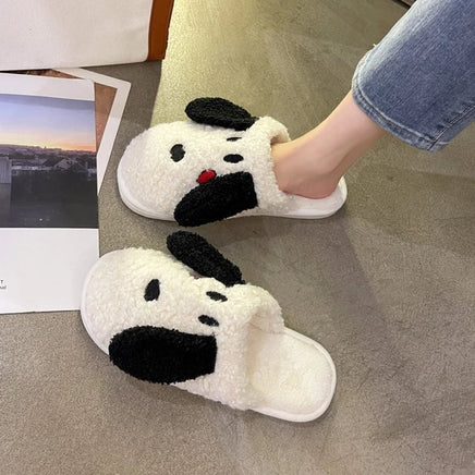 Snoopy Head Plush Slip - On Slippers (Medium) - snoopn4pnuts.com