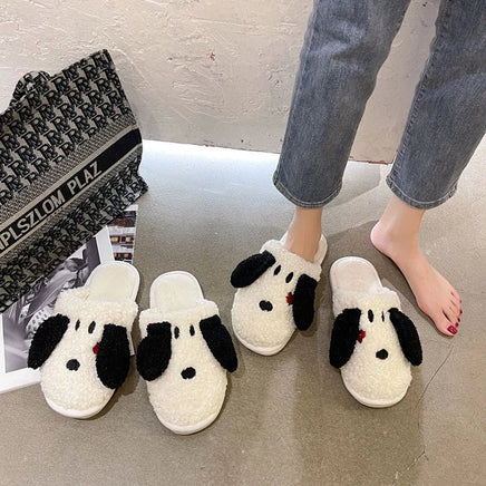 Snoopy Head Plush Slip - On Slippers (Large) - snoopn4pnuts.com