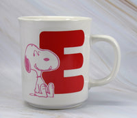 Snoopy Vintage Letter E Mug (Near Mint)