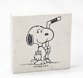 Snoopy Vintage Hockey Eraser - snoopn4pnuts.com