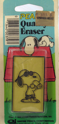 Snoopy Joe Cool Eraser - snoopn4pnuts.com