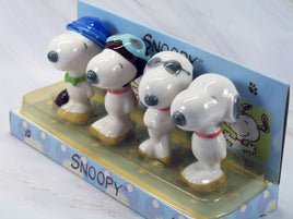Snoopy 4 - Piece Porcelain Figurine Set - RARE! - snoopn4pnuts.com
