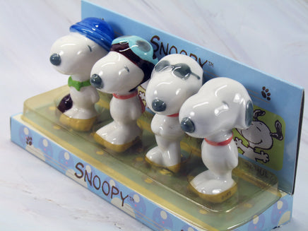 Snoopy 4 - Piece Porcelain Figurine Set - RARE! - snoopn4pnuts.com