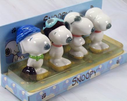 Snoopy 4 - Piece Porcelain Figurine Set - RARE! - snoopn4pnuts.com